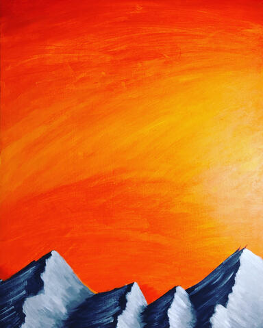 Afternoon Sunset Delight 70cm x 90cm $700